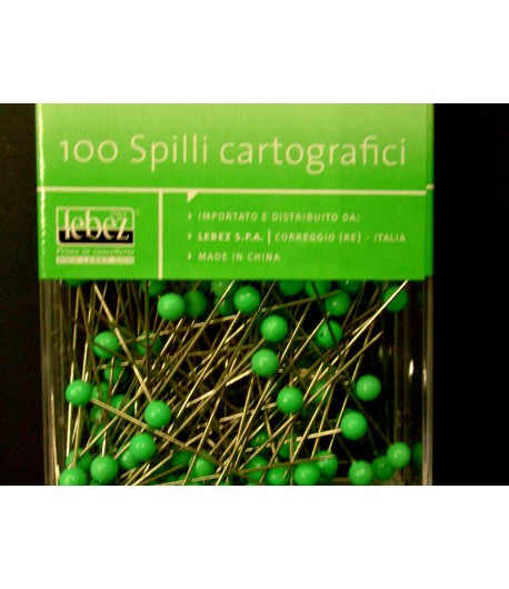 Spilli Cartografici Verde h 3cm