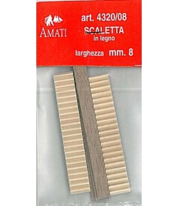 Scaletta Legno 8mm H5cm